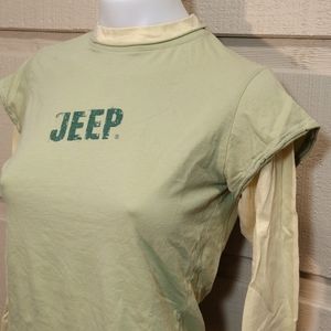 JEEP layered shirt XL